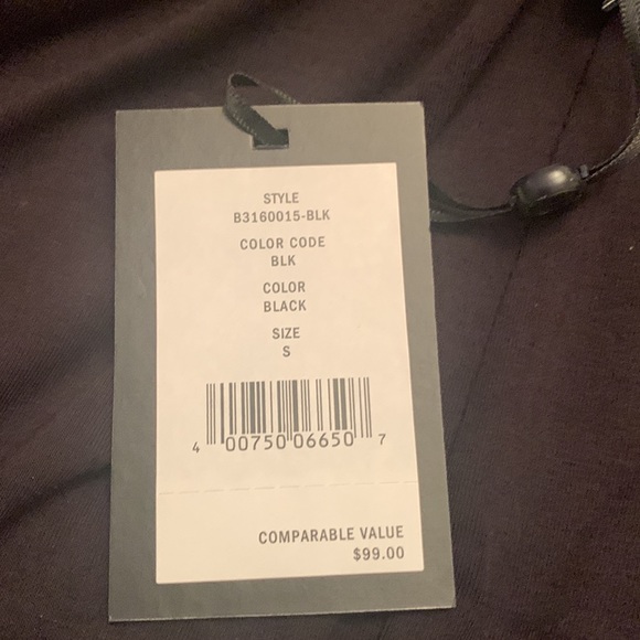 Short sleeve crew neck, padded shoulders bodysuit. Available in BLACK only - Picture 3 of 3